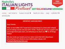 Tablet Screenshot of italianlights.org